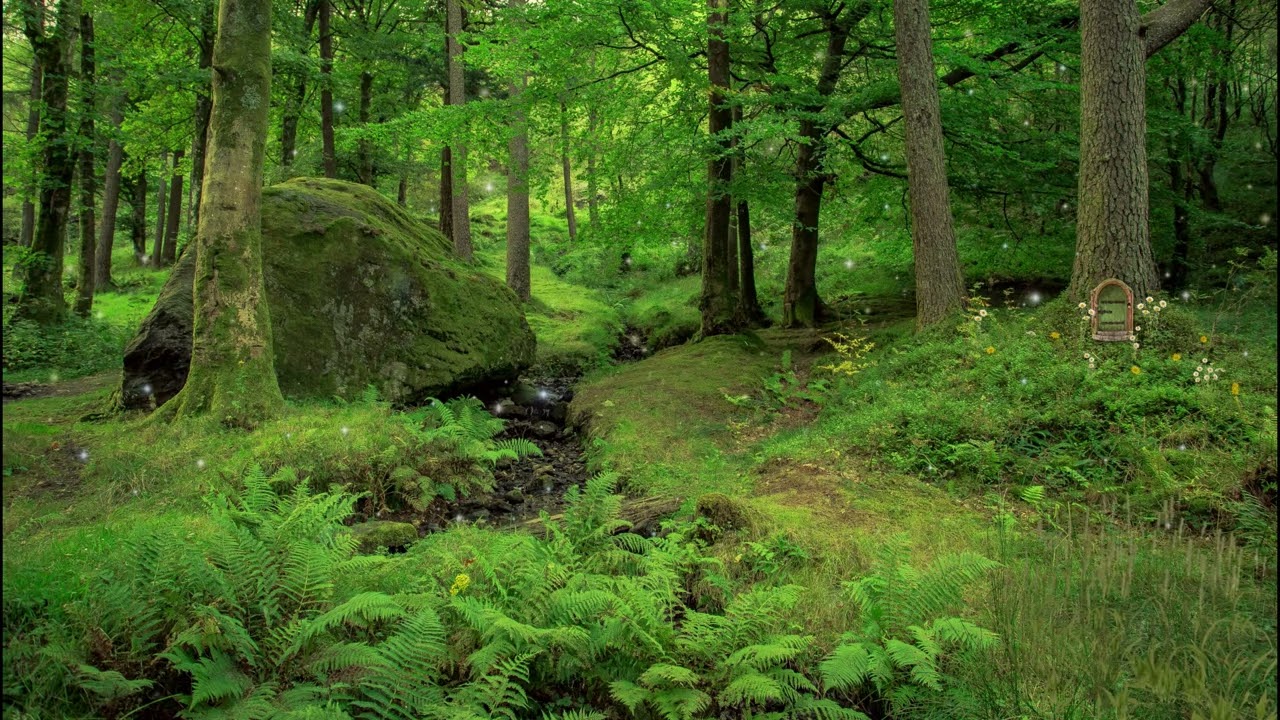 NO MUSIC - Fairy Forest & Bird Sounds for Saint Patrick's Day (Irish Ambience & Calming Nature)