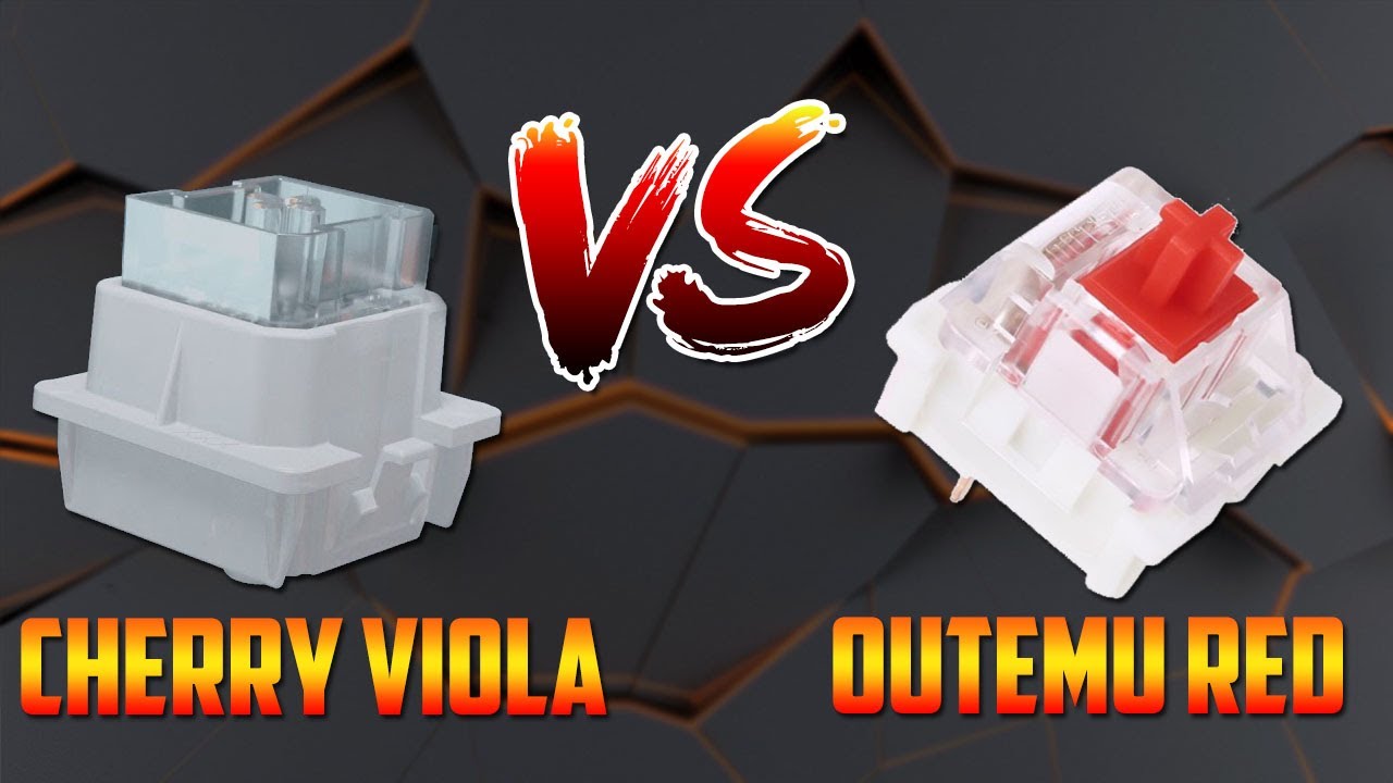 Switch Cherry Viola VS. Outemu Red | Espa&ntilde;ol 2021