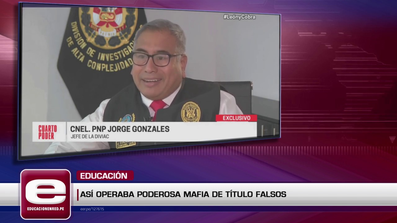 Así operaba la mafia de los títulos falsos a escala nacional