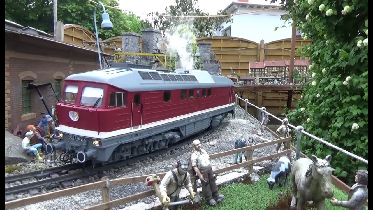 RKB  Gartenbahn Fahrtag Teil 1 Pfingsten 2016