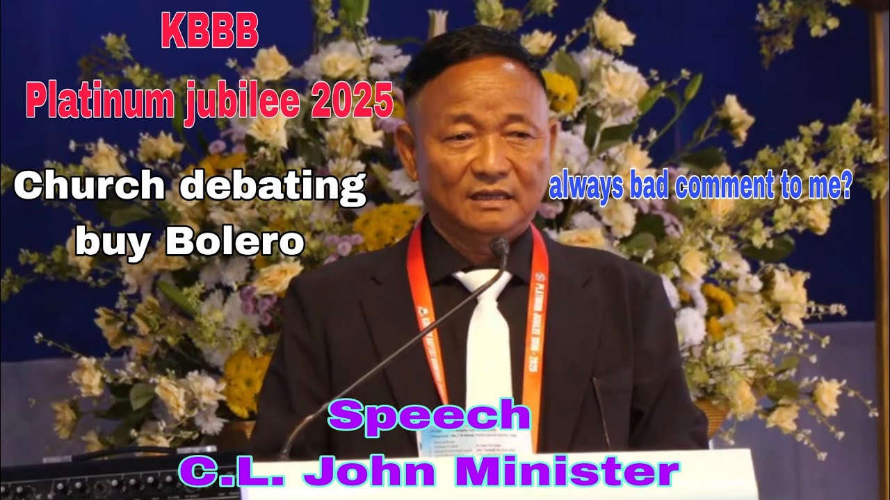 C.L. John, Minister Speech. @KBBB PLATINUM JUBILEE 2025. #Mission Centre Mon