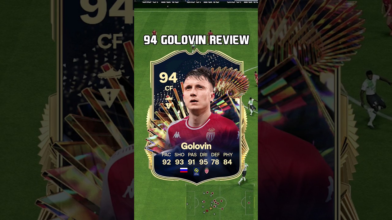 94 Golovin Review in EA FC 24 #shorts #short #fc24 #eafc24 #golovin #tots #teamoftheseason #ligue1