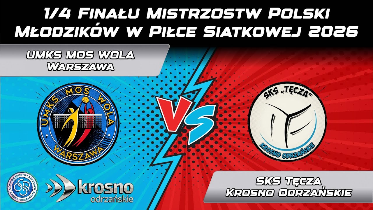 1/4 Finału Mistrzostw Polski Młodzików w Piłce Siatkowej 2026