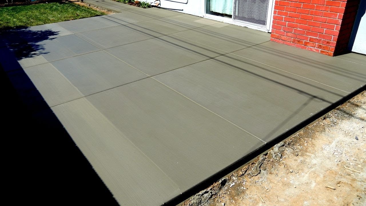 Concrete Patio. The Best in the West! California