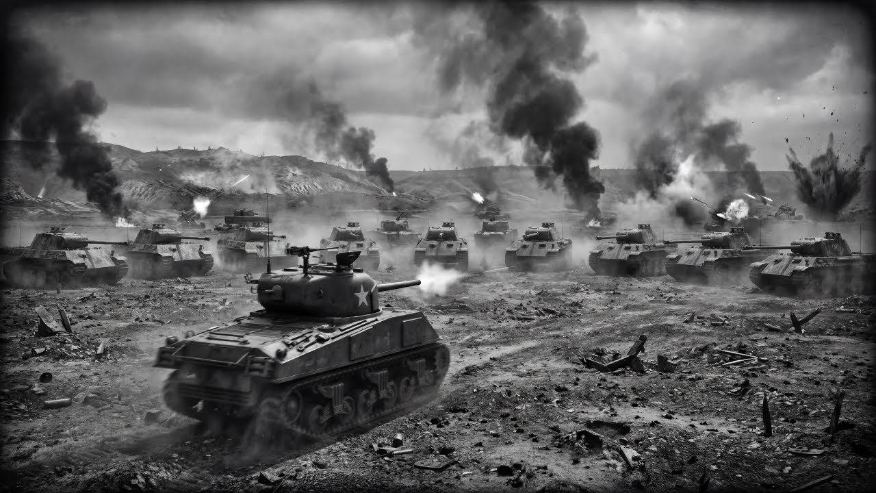 When 12 Panthers Surrounded His Lone Tank — This Commander's Stupid Reverse Tactic Killed Them All
