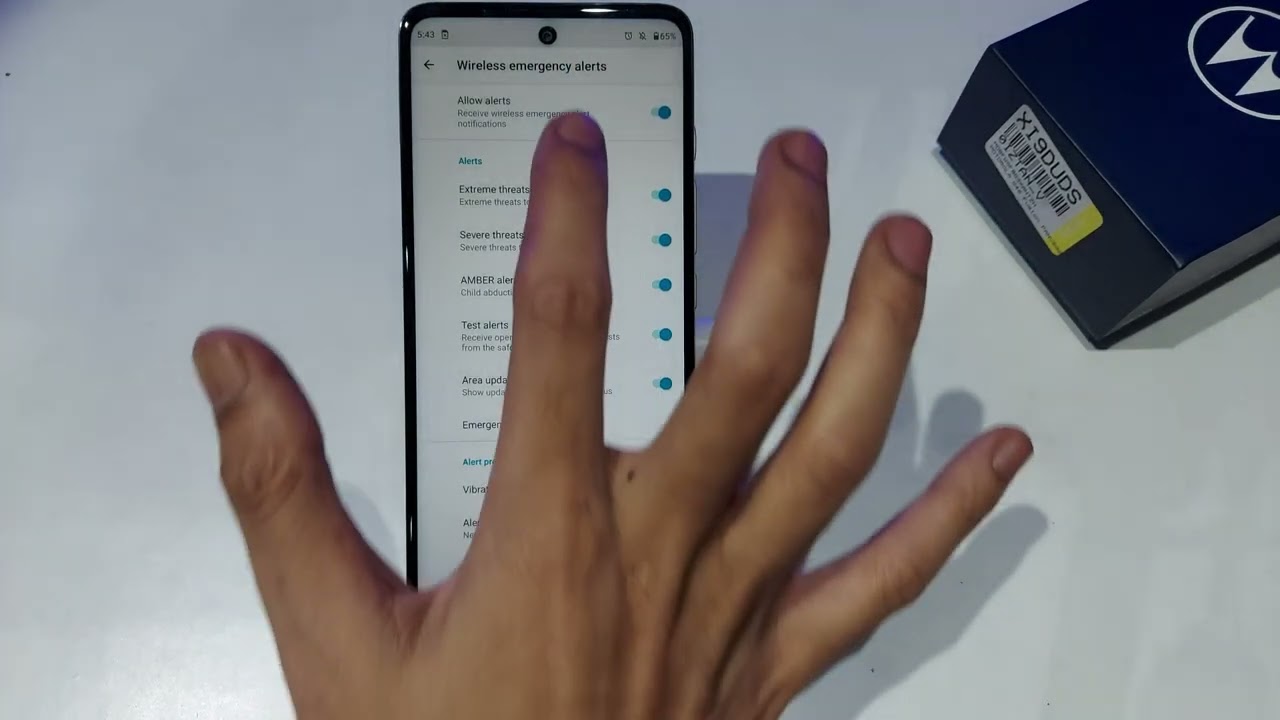 How to Turn off Wireless Emergency Alert in Moto G71 5G,G51 5G,Moto G51 5G Wireless Emergency Alert