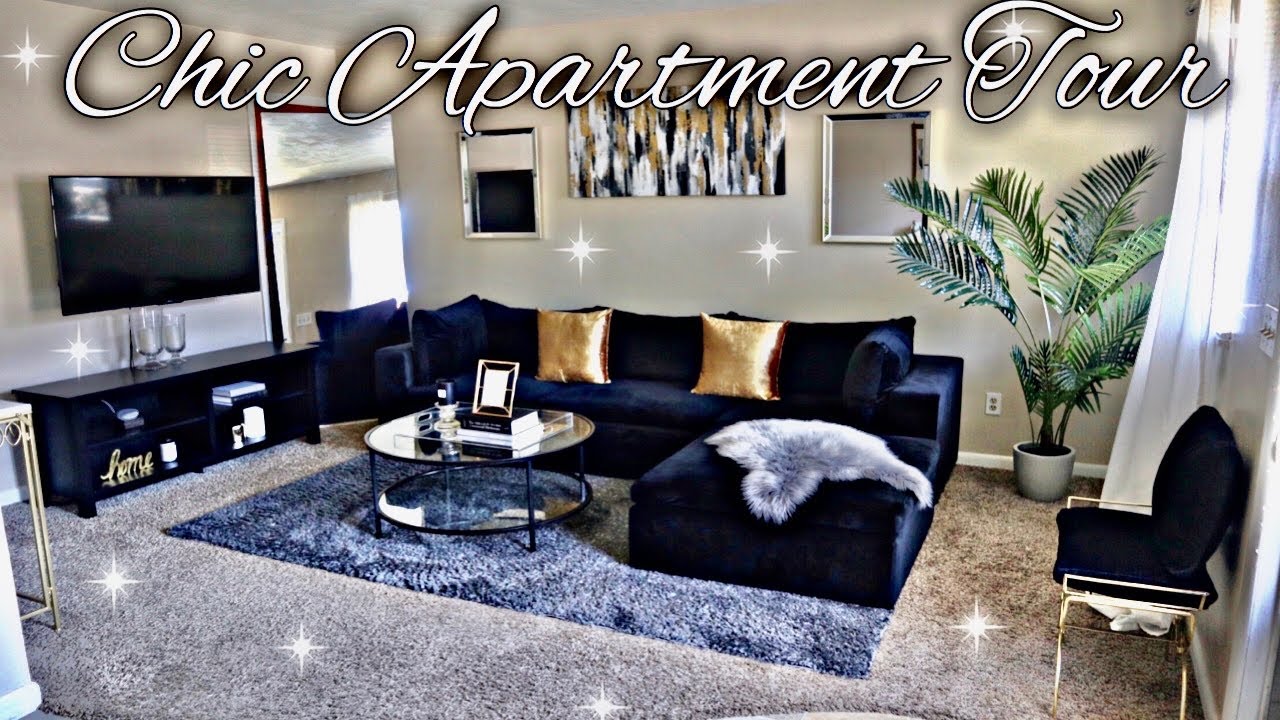 CONTEMPORARY GLAM  APARTMENT TOUR | CHIC + MODERN RENTAL | 2020!!!