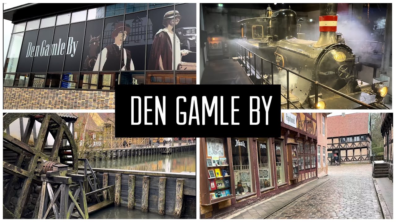 Den Gamle By - Aarhus - Full tour through the historic town. Denmark Museums