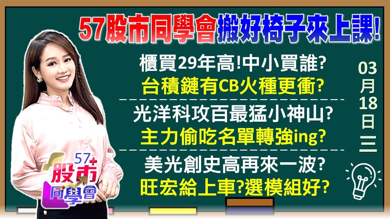 三星罷工！記憶體更缺貨了 美光財報核彈級？台積電再戰2千？黃仁勳打臉川普 40%太難了？旺宏4根漲停！外資追高4.3萬張vs模組獲利穩？《57股市同學會》葉子菁 蕭又銘 吳曉松 李健明