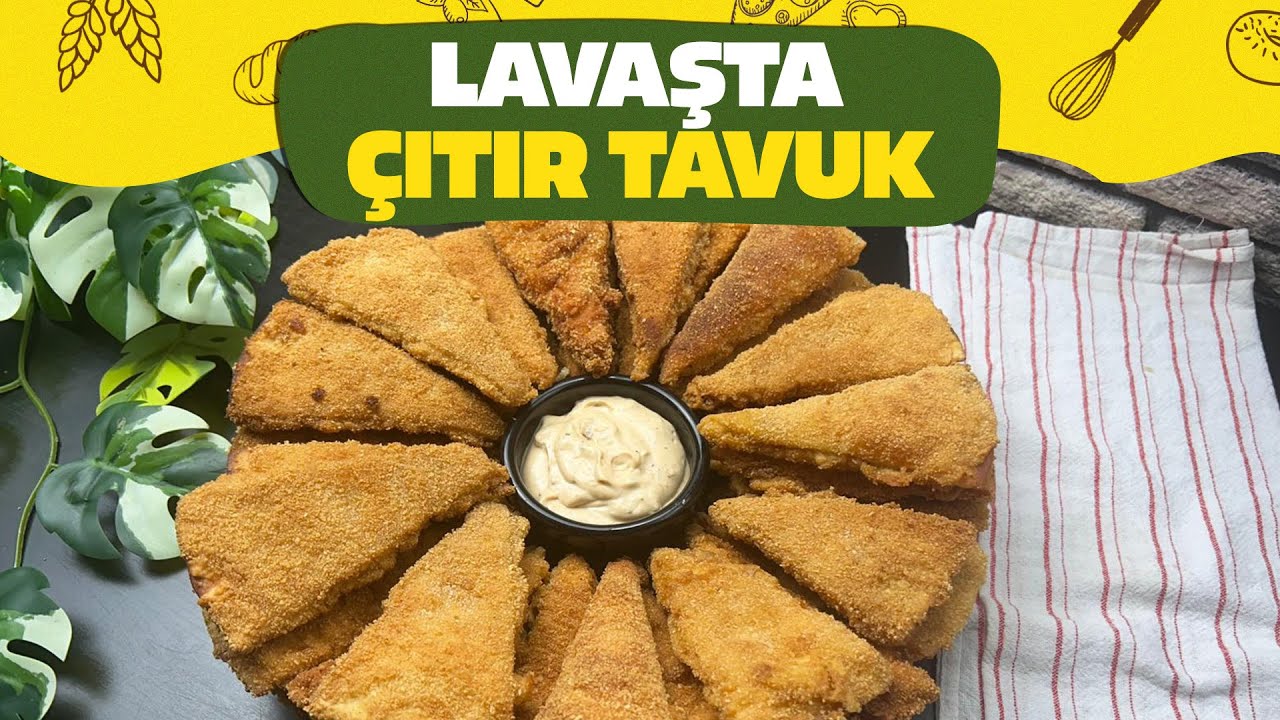 Lavaşta Çıtır Tavuk Tarifi | Çocuklar Her Hafta İstiyor ⚡️Böyle Bir Çıtırlık Yok!
