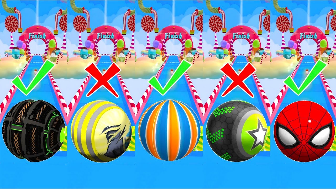 New Best 3D Candy Ball Run Game 🤯 Going Balls VS Sky Rolling Ball 3D 🔥 Speedrun Android Gameplay 