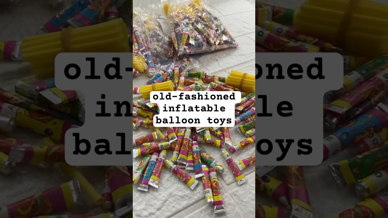 old-fashioned inflatable balloon toys 