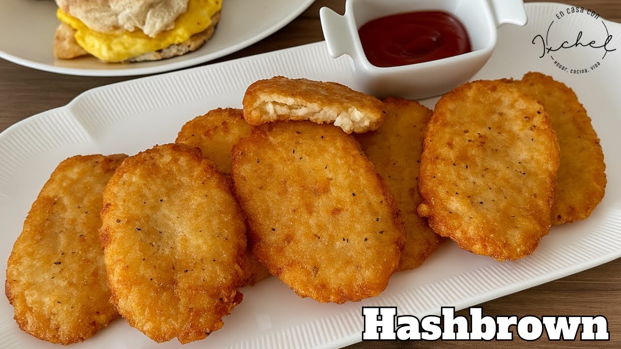PAPAS HASH BORWNS CASERAS y CRUJIENTES estilo McDonald's , desayuno americano | EN CASA CON IXCHEL