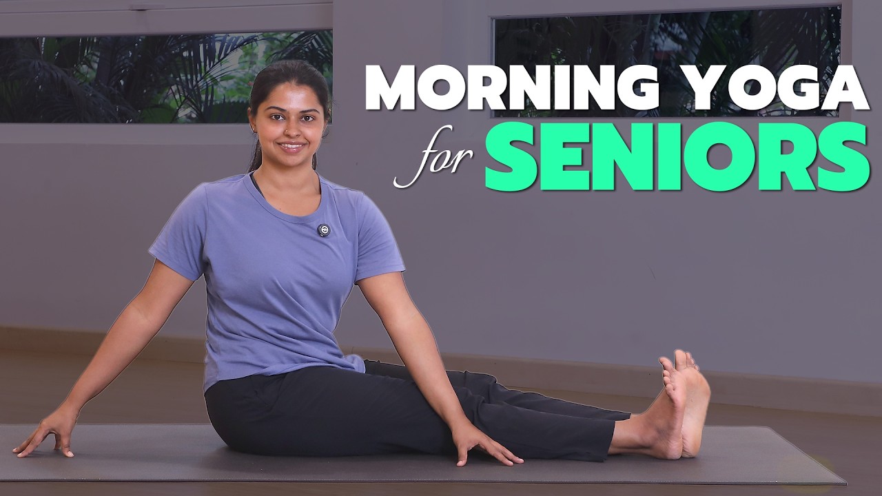 Seniors Morning Yoga Routine | Gentle Full Body Stretch & Joint Mobility for Elders