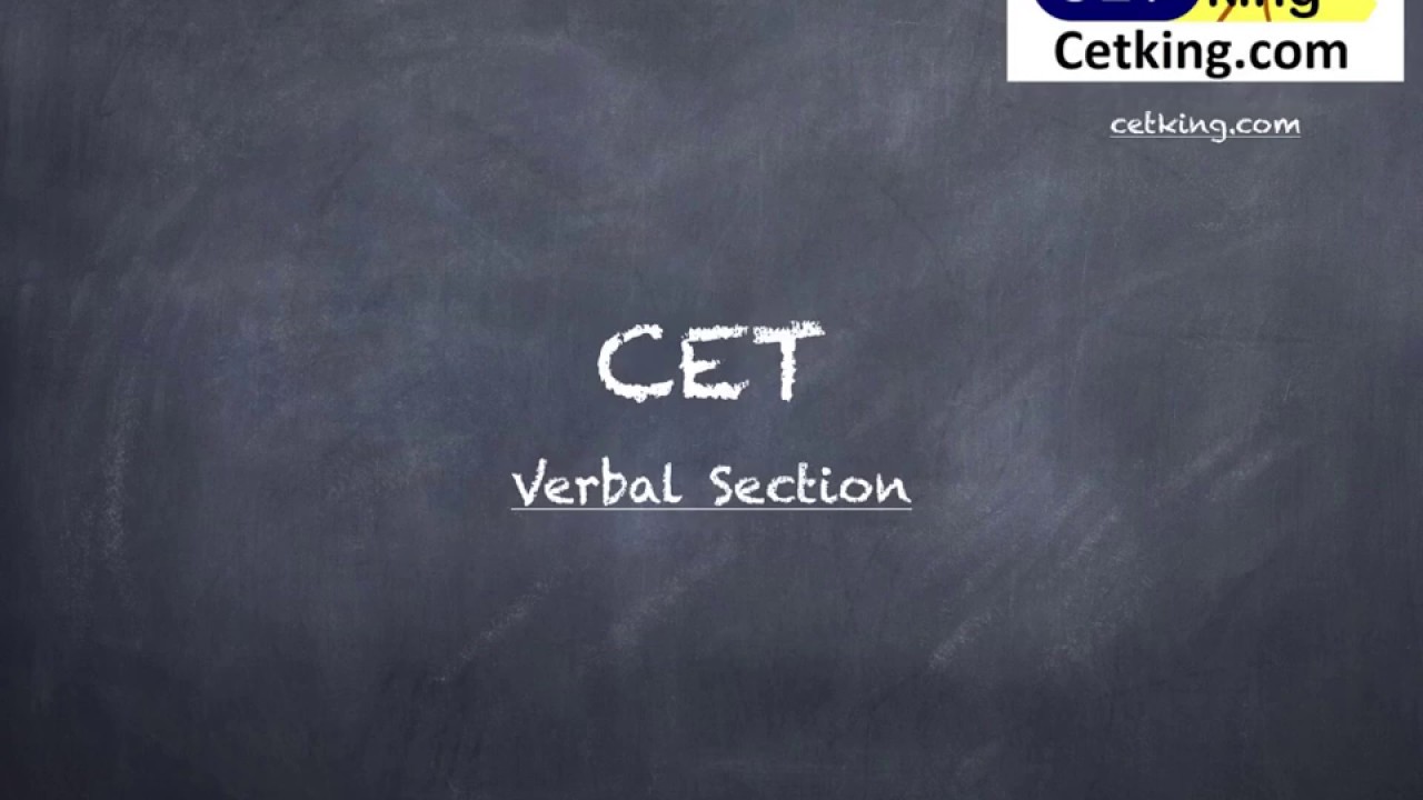 CET Verbal Section Strategy ft. Ashish Sir