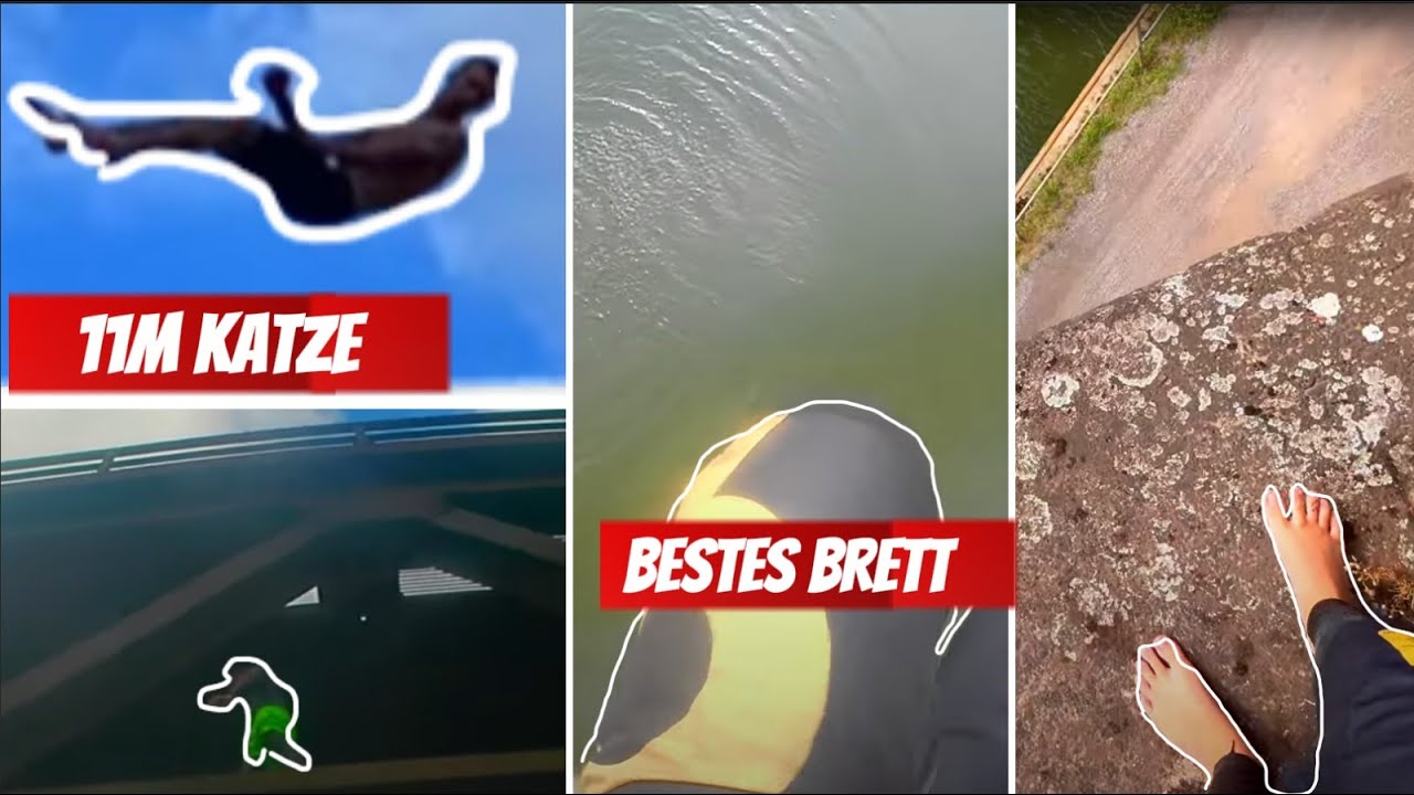 Aus 11 METERN auf den BAUCH?! KNALL aufs Wasser LAUTER als eine BOMBE?| Cologne Impacts Splashdiving