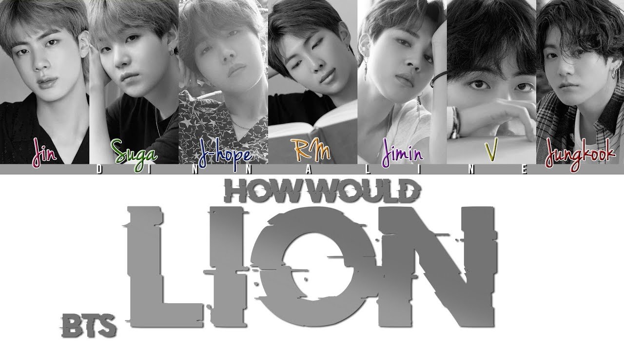 How Would BTS sing 'LION' by (G)I-DLE(Color Lyrics Eng/Rom/Han)(FANMADE)