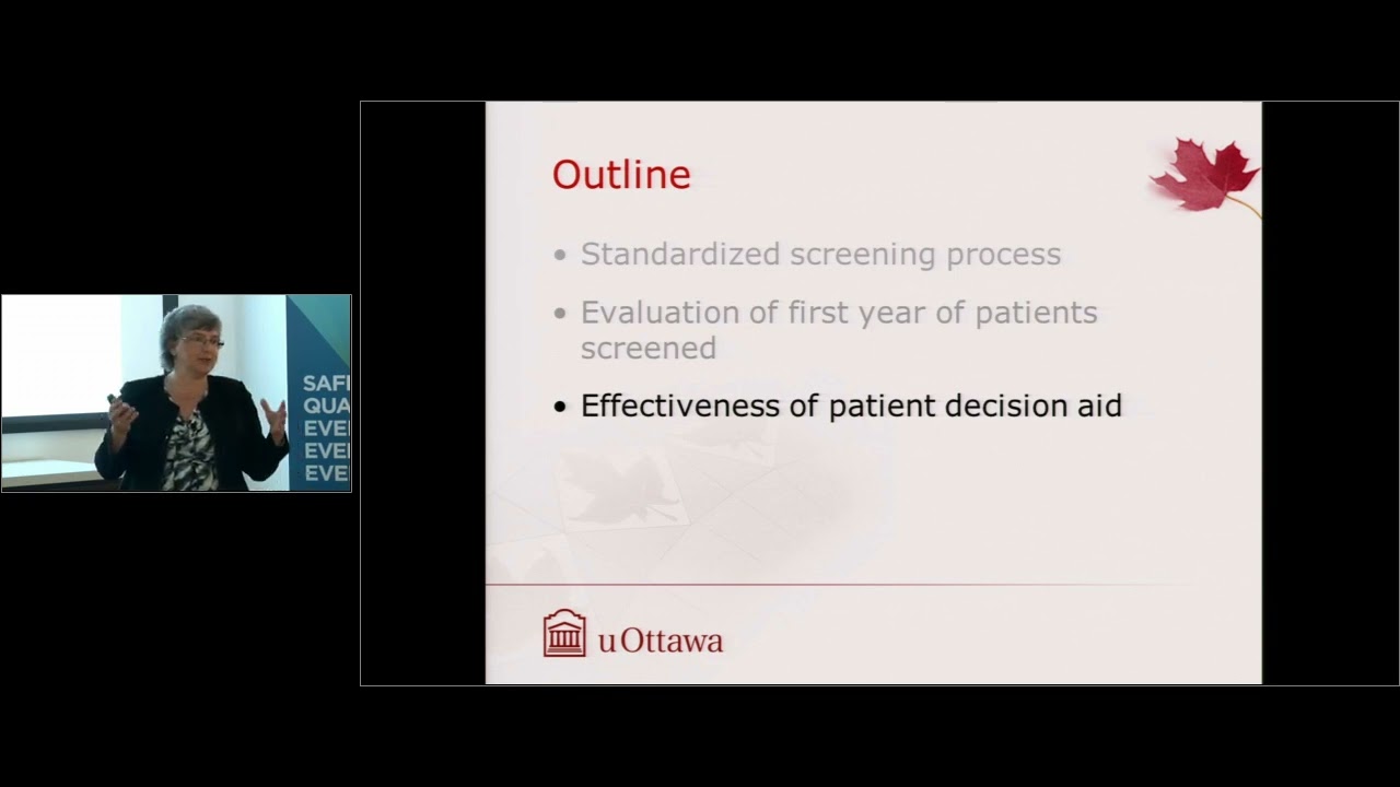 16. Prof Dawn Stacey - Do patient decision aids reduce wait times