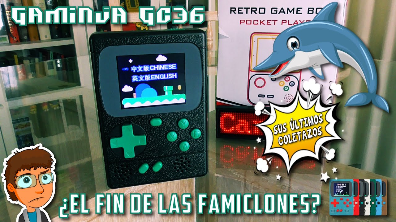 ¿El Fin de las Famiclones? Últimos Coletazos de NES en Chip ¡La Consola Más Barata! 3€ GAMINJA GC36
