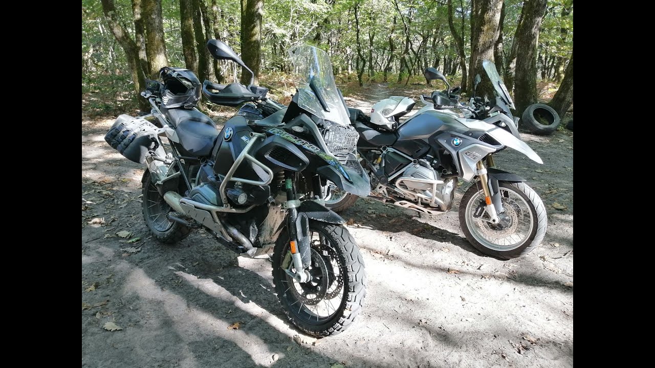 BMW 1200 GSA et GS / Sur des terrains pour enduristes.