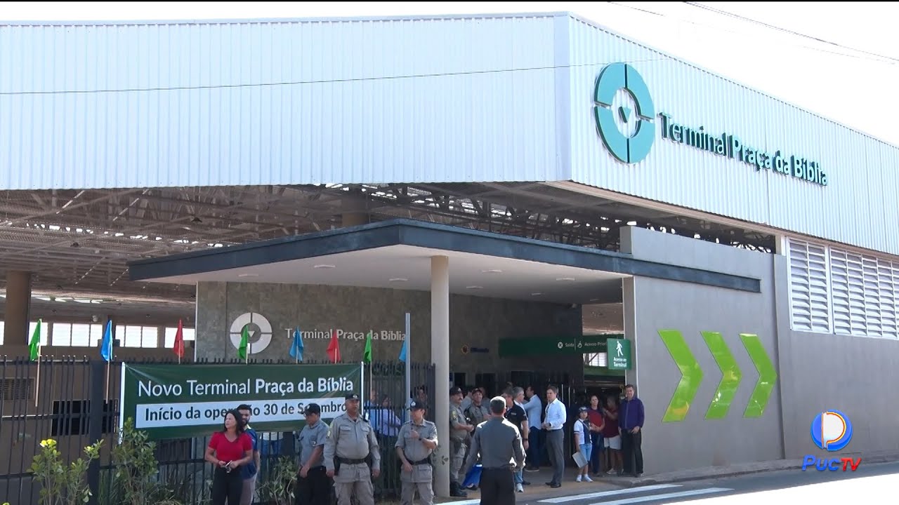 TERMINAL PRAÇA DA BÍBLIA É INAUGURADO PELO GOVERNADOR DO ESTADO