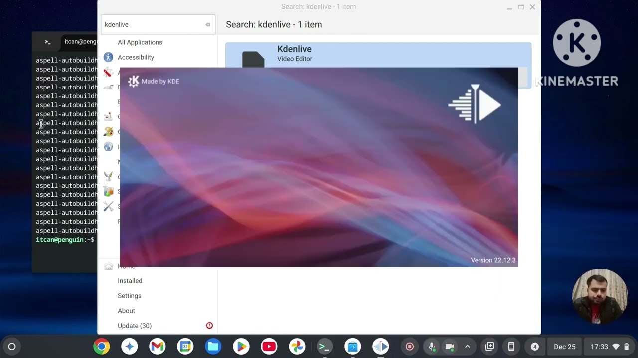 How to install Linux and Linux app-store on Chromebook using developer mode. 