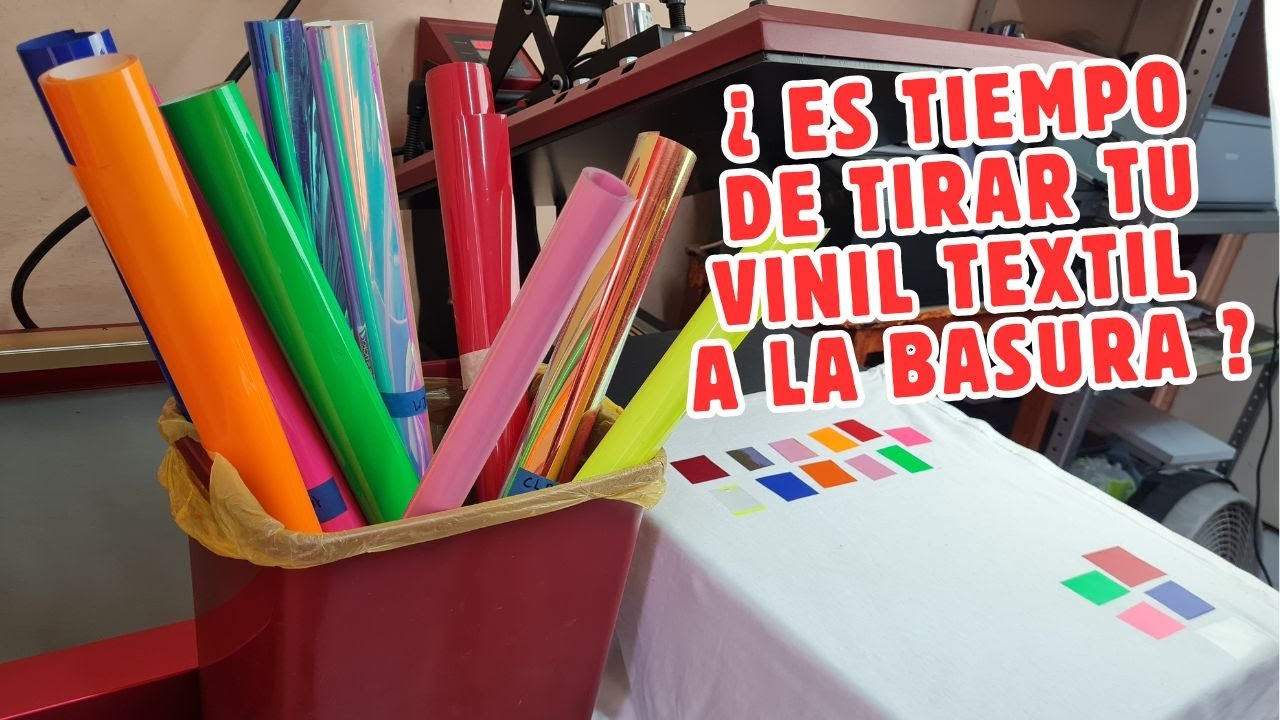 Cómo Saber si el Vinil Textil Está Caducado o Dañado 💥 ¿ Es Tiempo de Tirarlo a la Basura ?