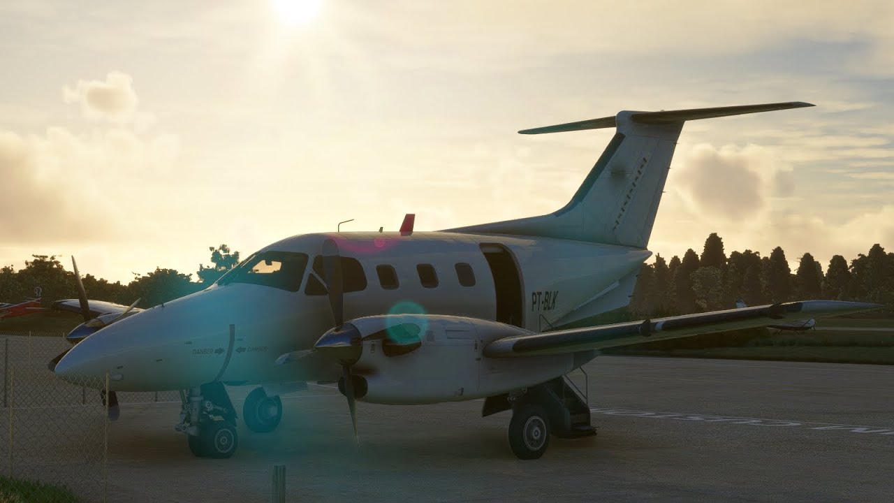Revisiting the updated EMB-121 in Microsoft Flight Simulator with a flight from Wycombe to Elstree