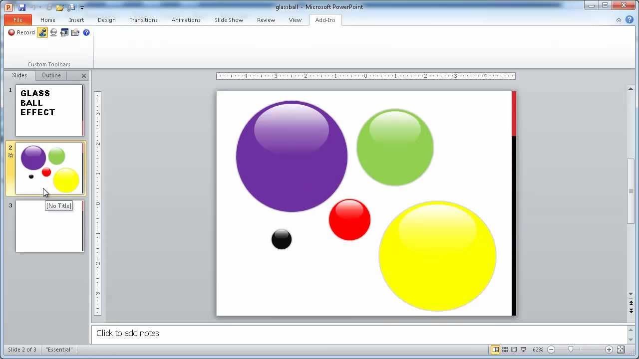 Create a Glass Ball Effect