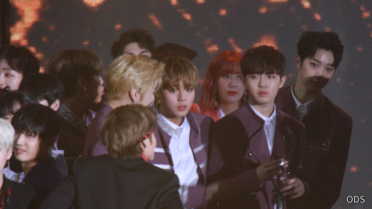 180125 워너원-박지훈-엔딩-서울가요대상 시상식