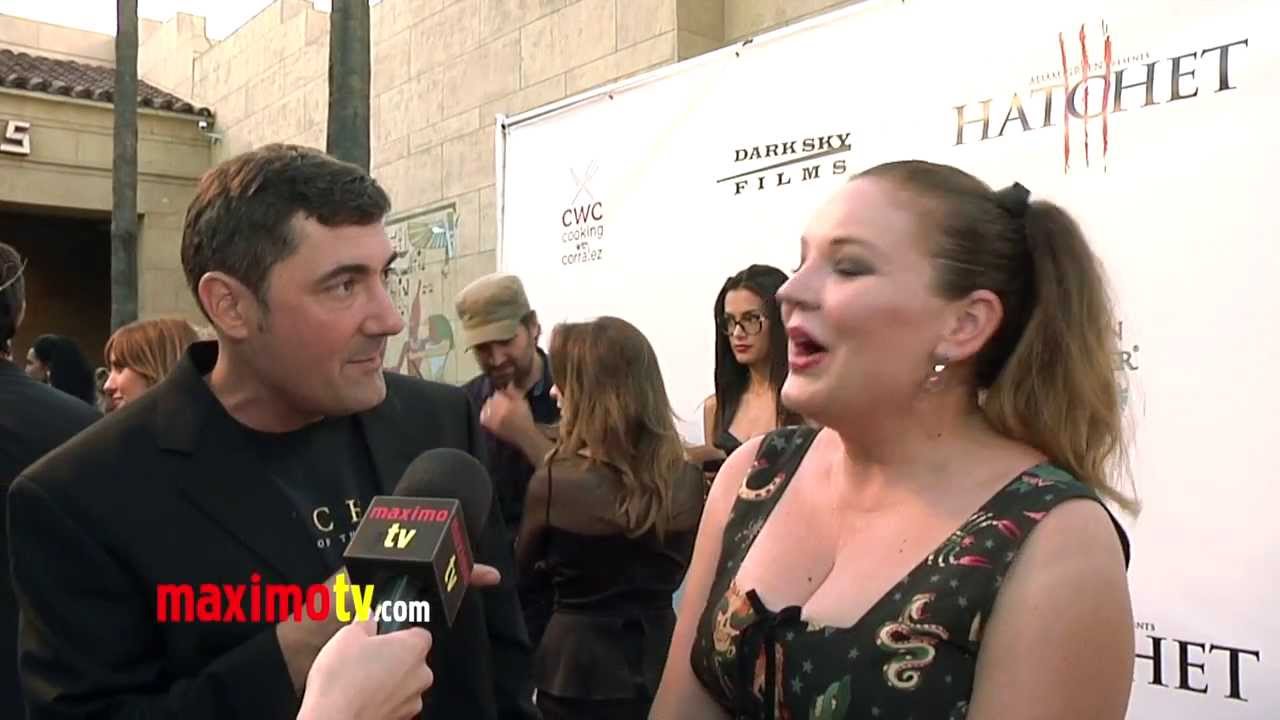 Will Barratt and Sarah Elbert Interview HATCHET III Premiere Red Carpet Arrivals