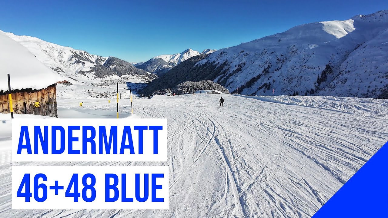 Andermatt, 46+48 🔵 BLUE - BLAU 🇨🇭