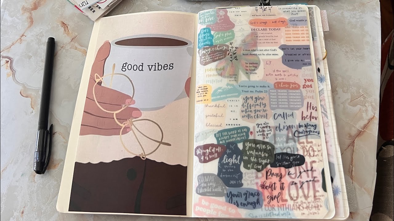 Large Moleskine Weekly Flipthrough