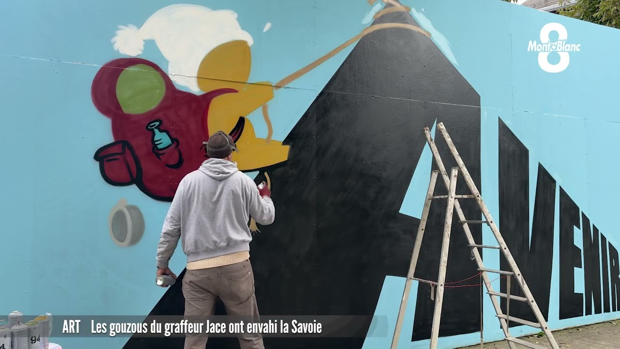 Les gouzous du graffeur Jace ont envahi la Savoie