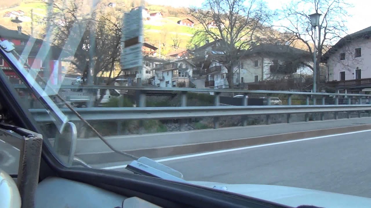 Barbian Barbiano Kollmann Colma Klausen Chiusa SS 12 Brenner Südtirol Italy Italien 9.4.2015