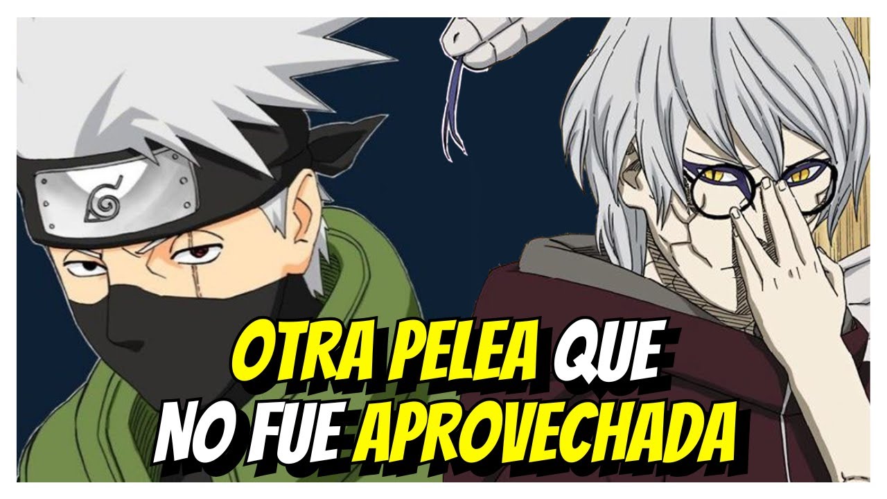 Kakashi vs Kabuto es OTRA PELEA que fue DESPERDICIADA