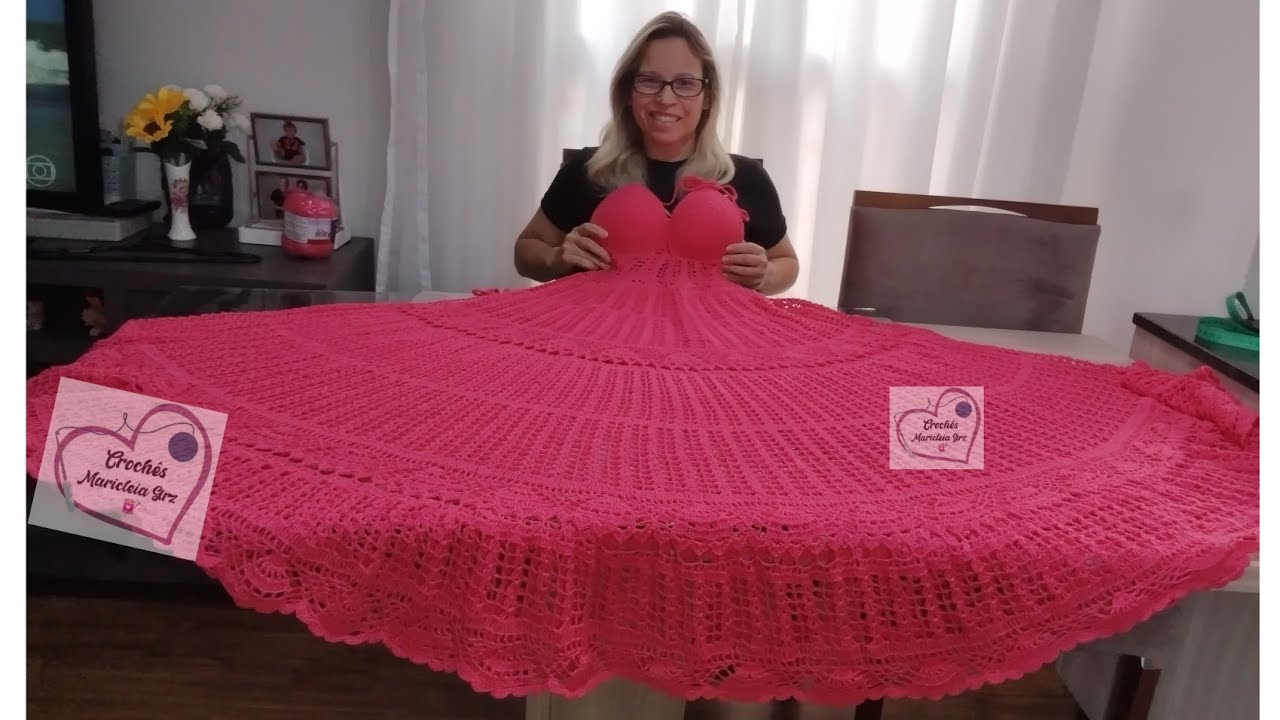 Minha 1&deg; confec&ccedil;&atilde;o de  #Vestido longo Megan Conclu&iacute;do com sucesso !