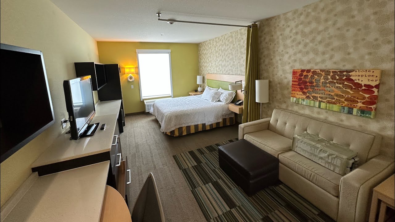 Home2 Suites by Hilton Huntsville room walkthrough 🇺🇸