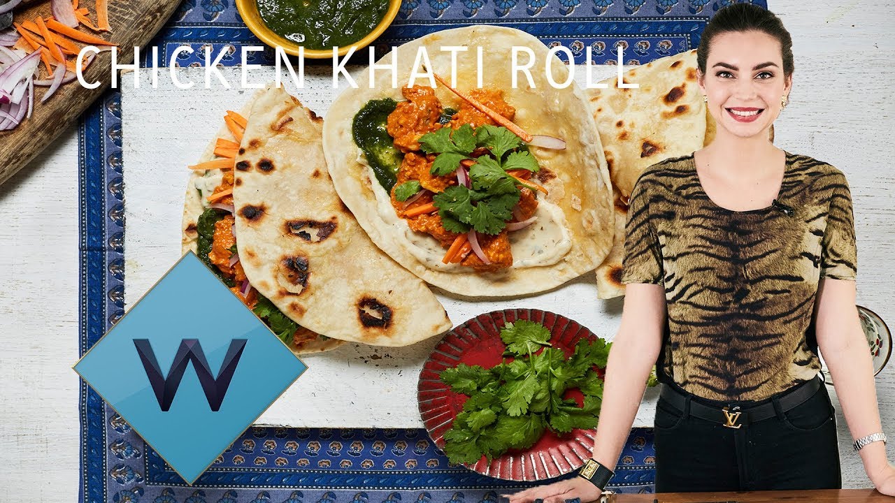 Chicken Khati Roll Recipe By Sarah Todd | W
