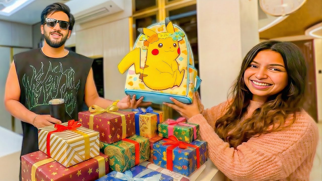 Ruchika Dubai se sab ke liye gifts lekar aayi  