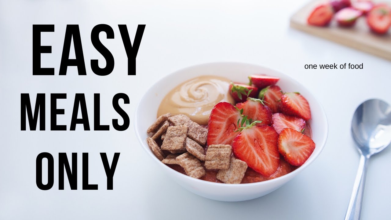 What I eat in a Week! (Vegan & Realistic)