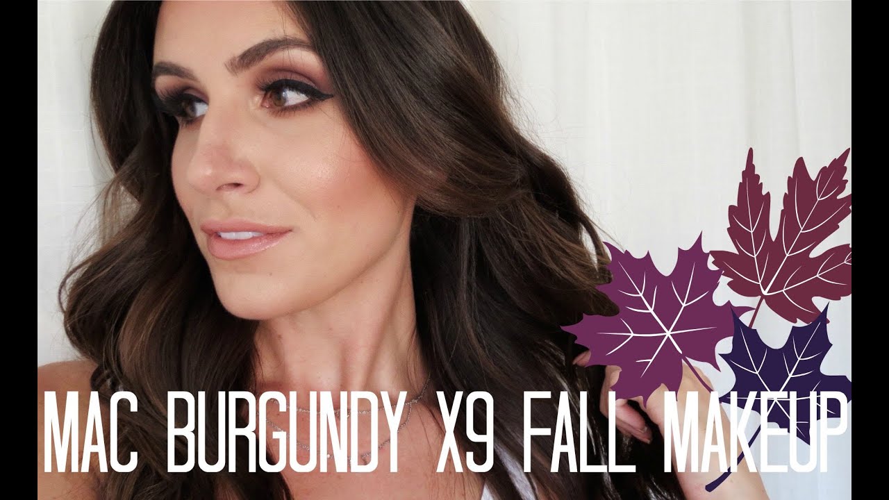MAC Burgundy Times 9 Fall Makeup | Full Face Tutorial