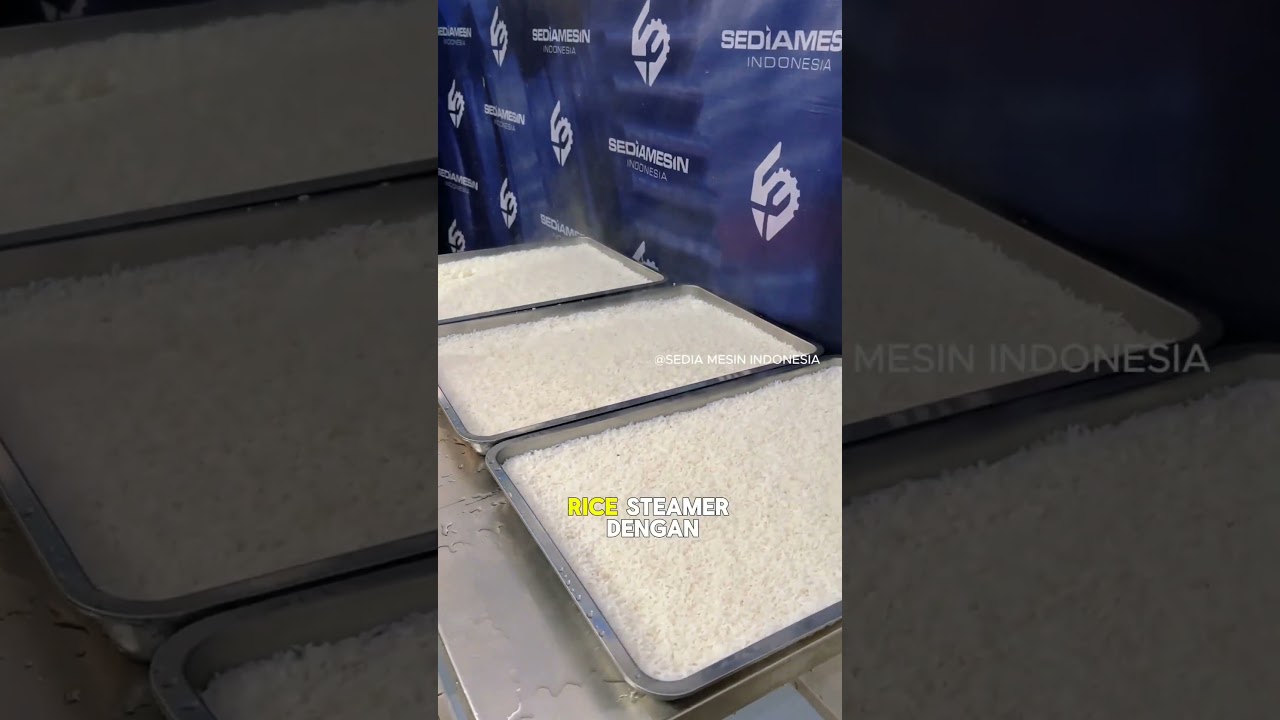Rice Steamer Gas - Masak Cuma 30 Menitan, Sekali Masak 96 Kg Beras