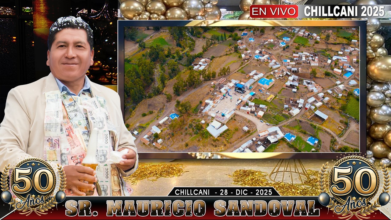 GARIBALDYS EN VIVO CHILLCANI 2025 - EN LOS 50 AÑOS DEL SEÑOR MAURICIO SANDOVAL [ MCM Producciones]