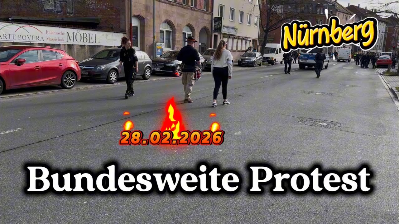 Bundesweite Protest am Samstag in Nürnberg (28.02.2026)