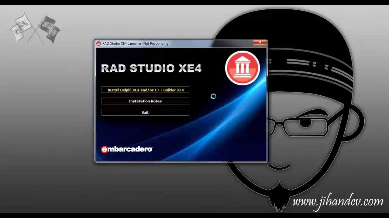 Installing Embarcadero Delphi XE4