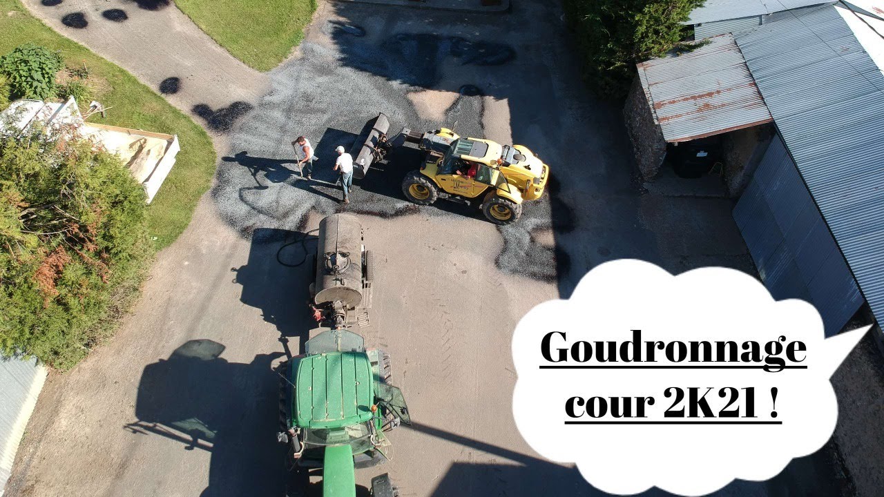 Goudronnage de la cour 2K21 !