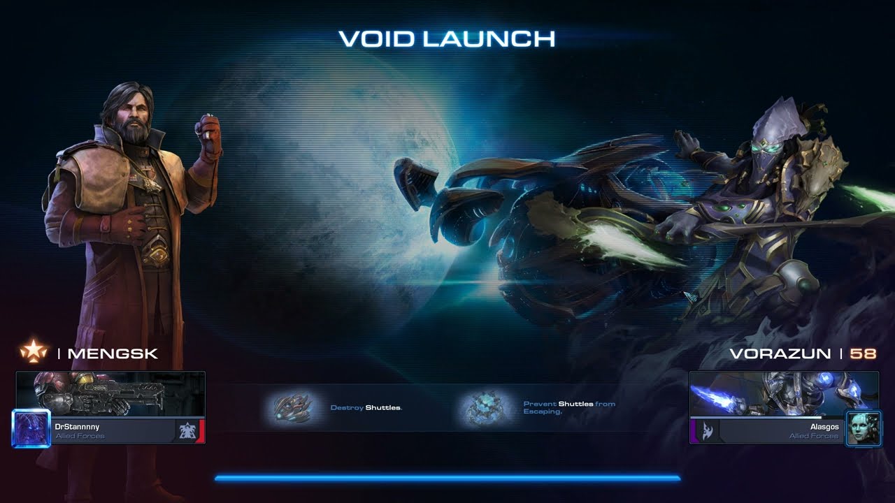 StarCraft 2 Co-Op Mengsk lvl 1000 Brutal с бонусом. Запуск Void.