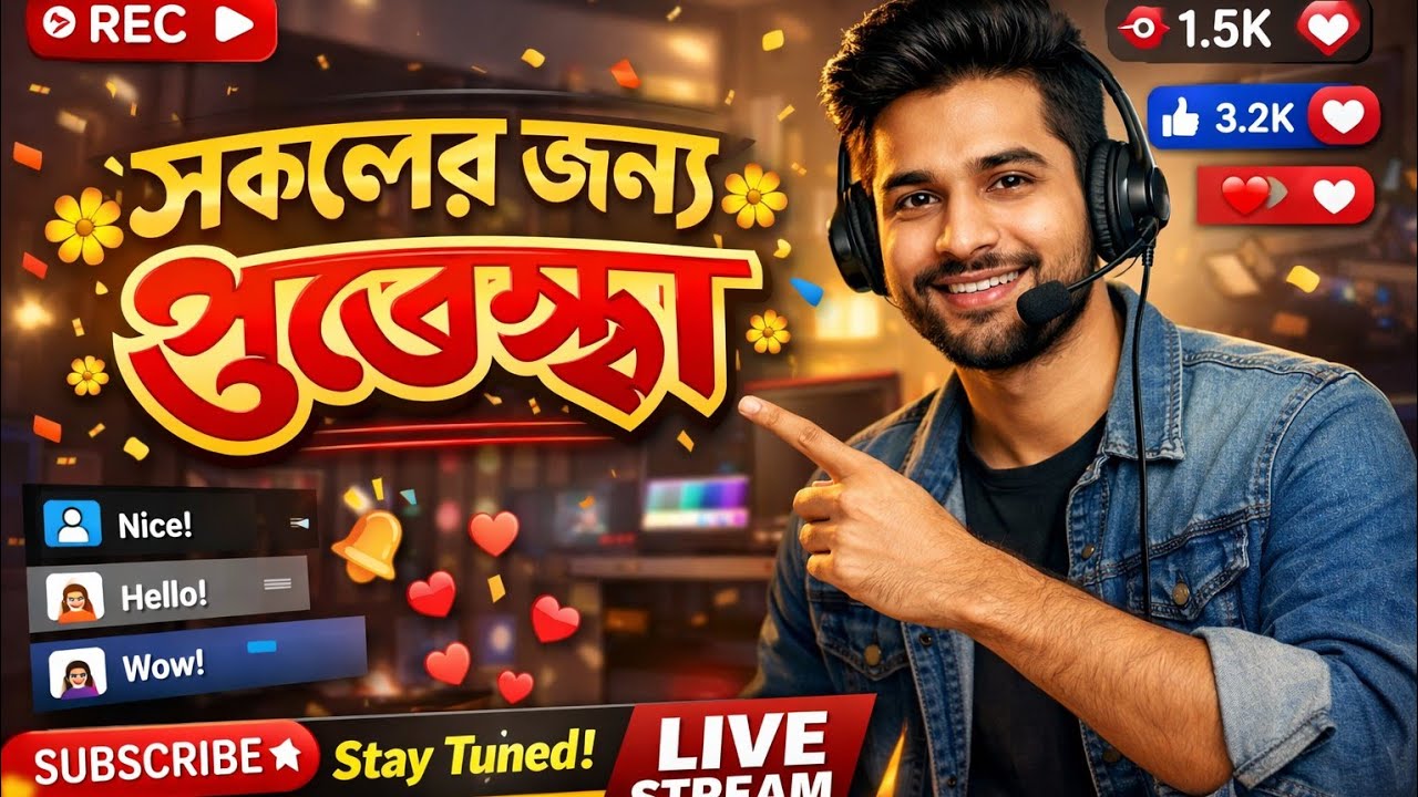 সবাইকে শুভেচ্ছা জানাতে চলে এলাম