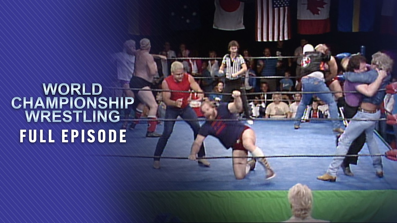 FULL EPISODE: Road Warriors look for a fight; Horsemen backed into a brawl: WCW, Aug. 30, 1986